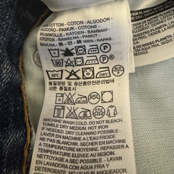 Levi's 508 Size 36x32 Medium Wash Taper Fit Jeans - EUC - Picture 5 of 5